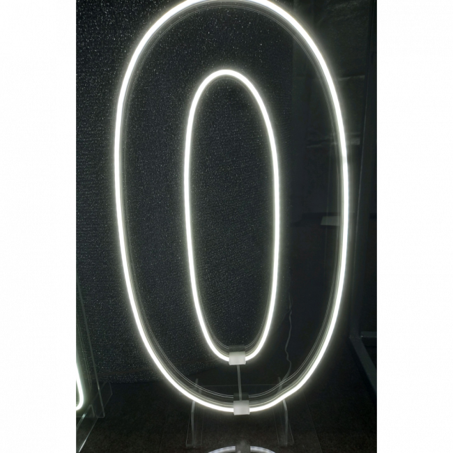 NÚMERO 0 ZERO DE LED