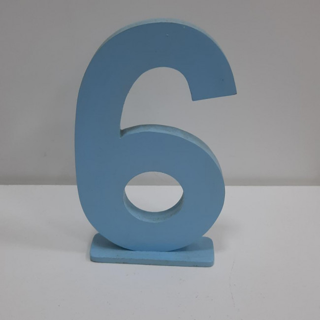 NUMERO 6 DE MESA