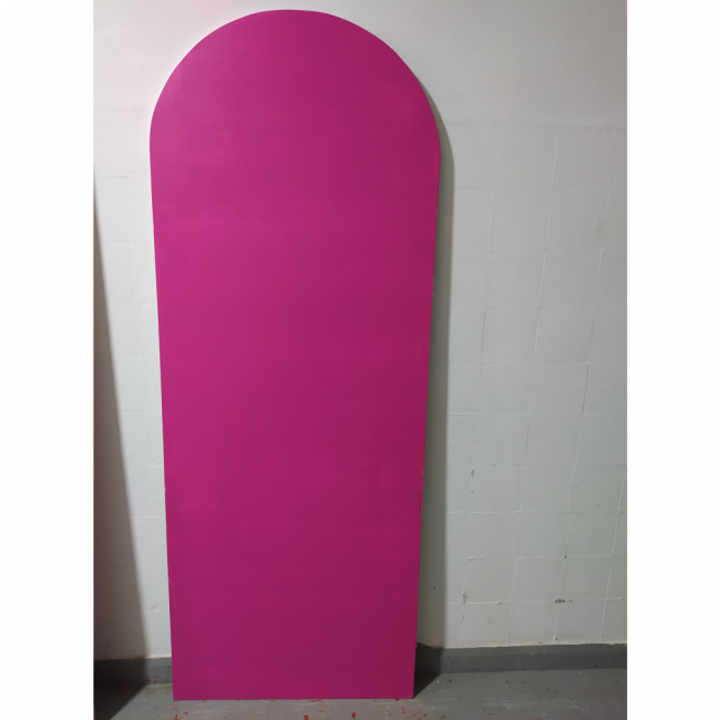 PAINEL ARQUEADO  PINK /VERSO VERDE