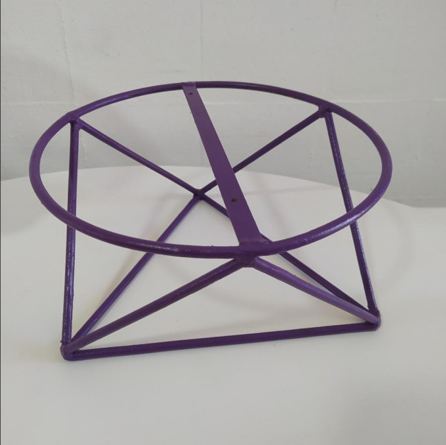 SUPORTE GEOMETRICO ROXO