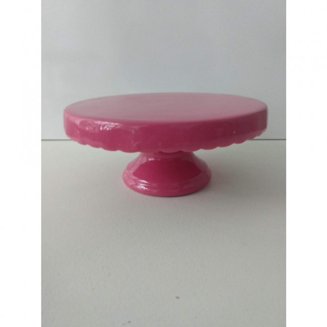 SUPORTE M CERÂMICA FORMINHA INVERTIDA ROSA PINK