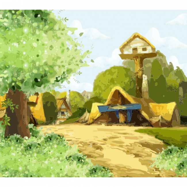 Painel Asterix e Obelix | 2,40 x 2,20