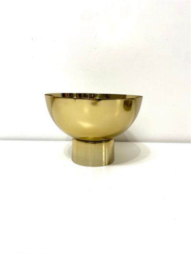 VS MET BOWL C/PÉ DOURADO D25,5A17,5 G