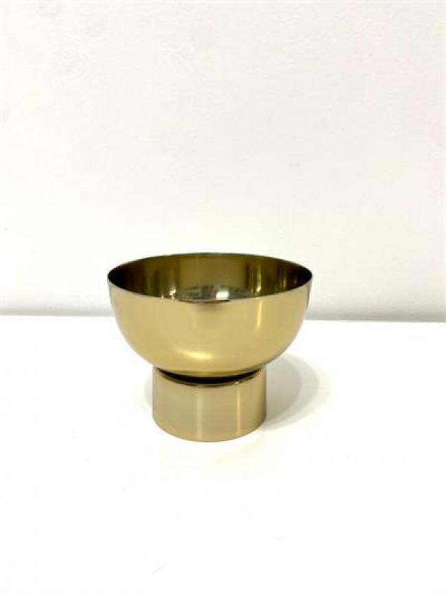 VS MET  BOWL C/PÉ DOURADO D12A9 P