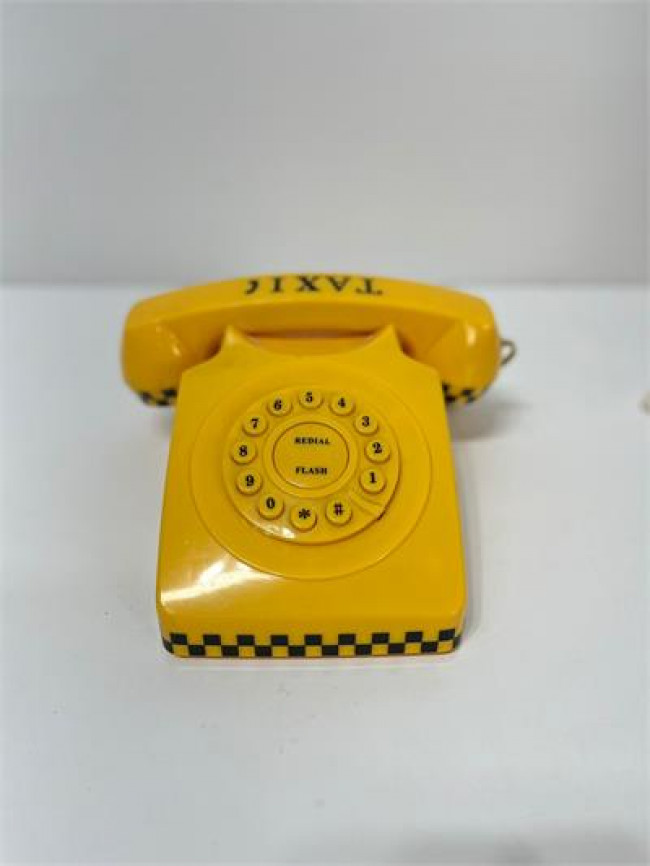 ED PLAST TELEFONE TAXI AMARELO A12L20P22 M