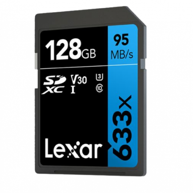 CARTÃO SD LEXAR 128GB V30