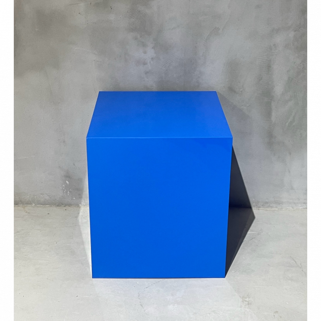 Cubo acrilico azul P