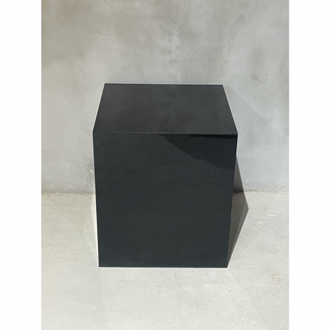 Cubo acrílico preto P