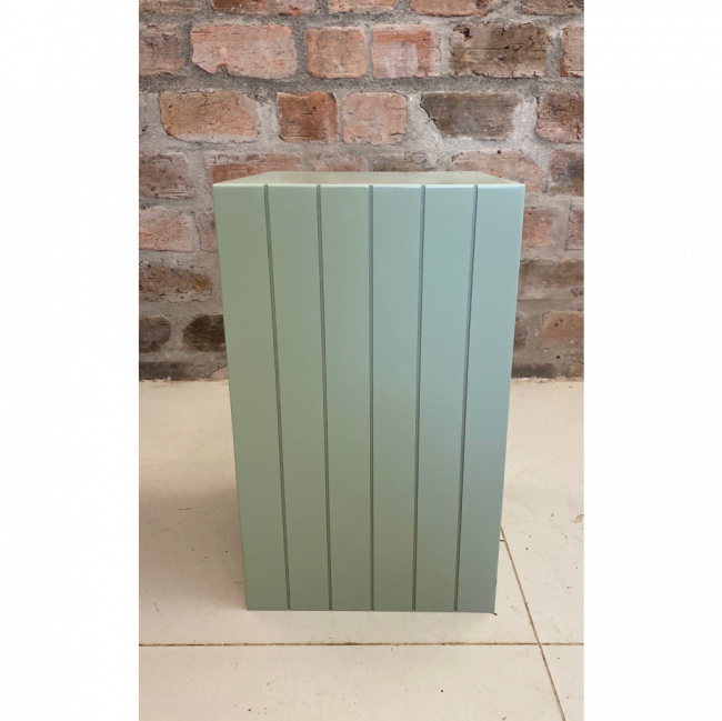 Cubo Ripado Verde Menta P