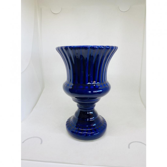 Vaso Frisado Azul Escuro P