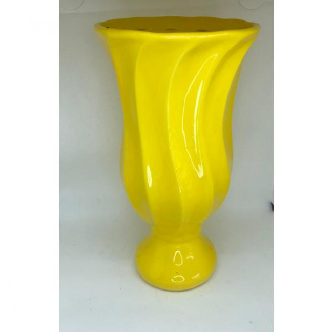 Vaso Torcido Amarelo GG