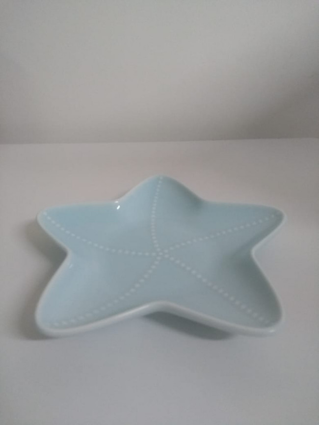 BANDEJA CERAMICA ESTRELA AZUL SP