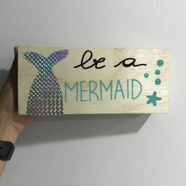 PLaca be A MERMAID CAUDA HOLOGRÁFICA