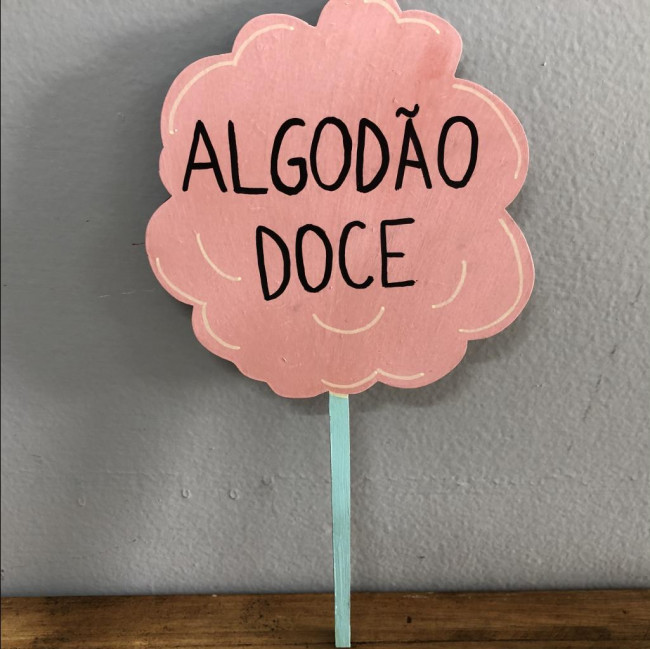 Algodão doce MDF