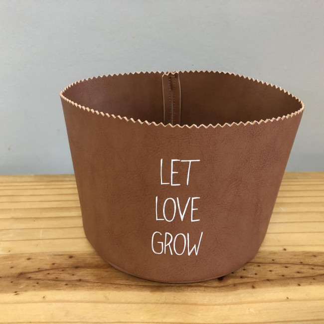 CACHEPOT LET LOVE GROW Terra cota