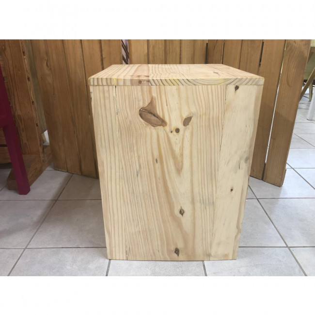 CUBO PINUS MADEIRA CLARA 44 x 60 altura