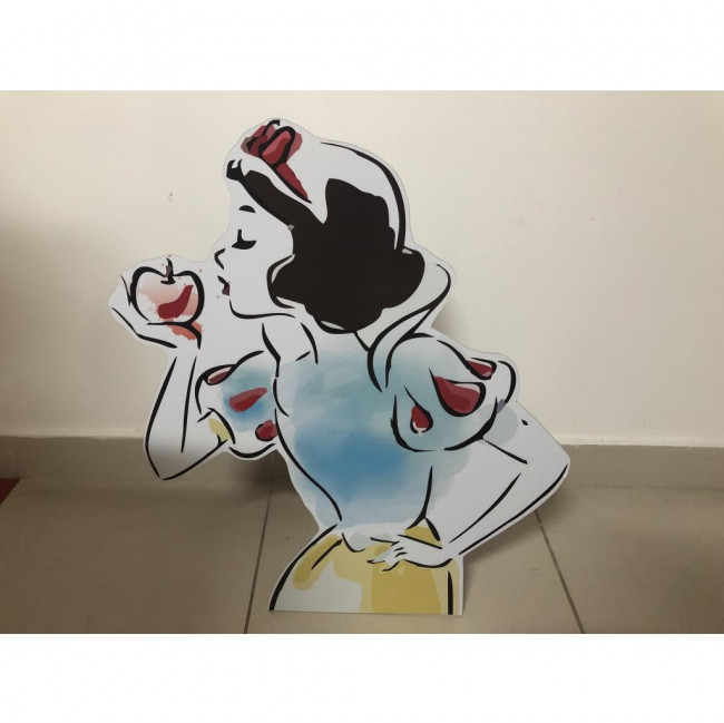 display branca de neve