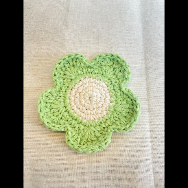 Flor croche verde