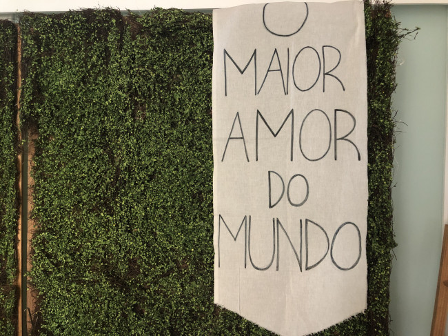 FAIXA MAIOR AMOR DO MUNDO TECIDO