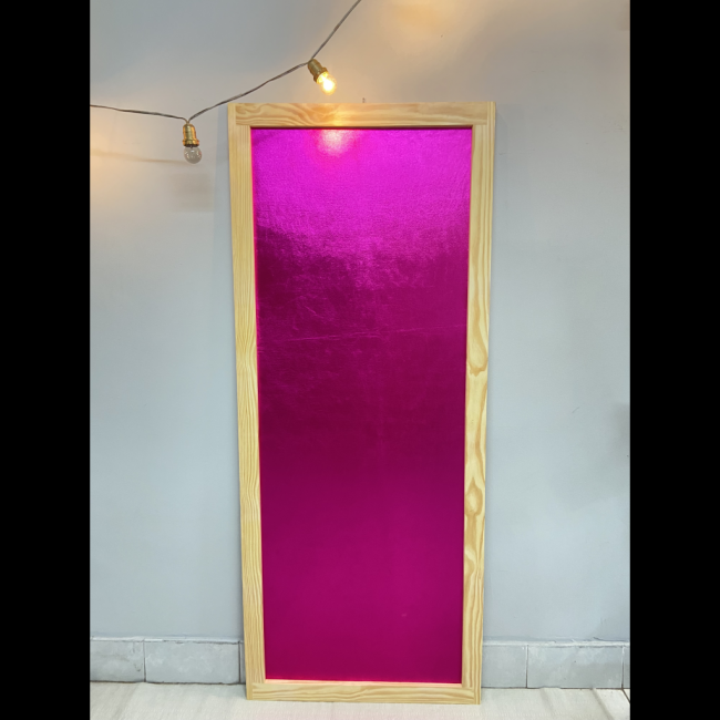 Painel tecido rosa pink