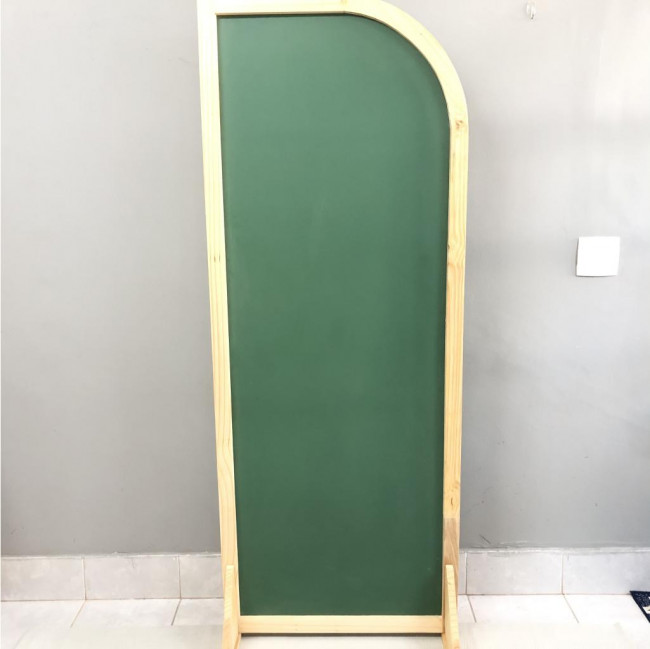 Painel verde moldura