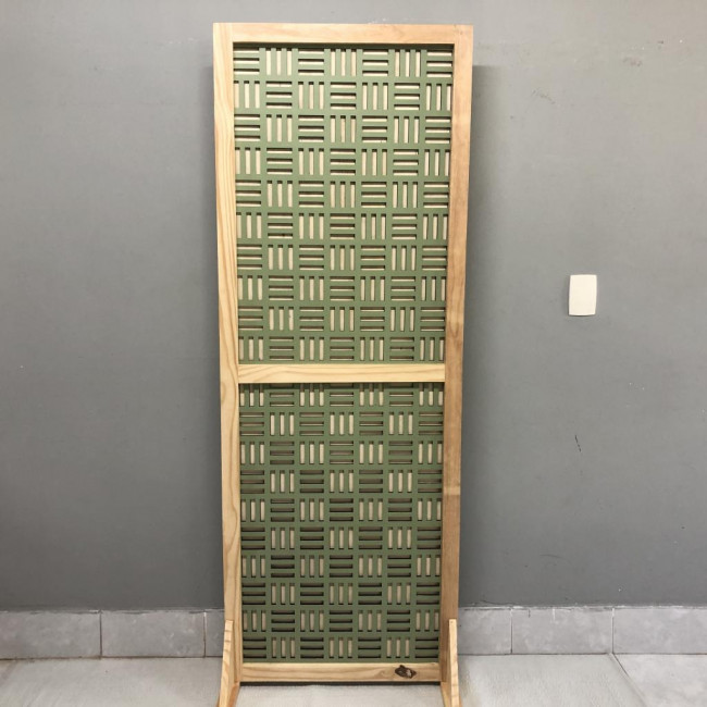 Painel verde trabalhado