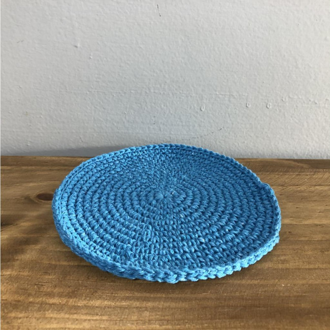 Souplat crochê azul