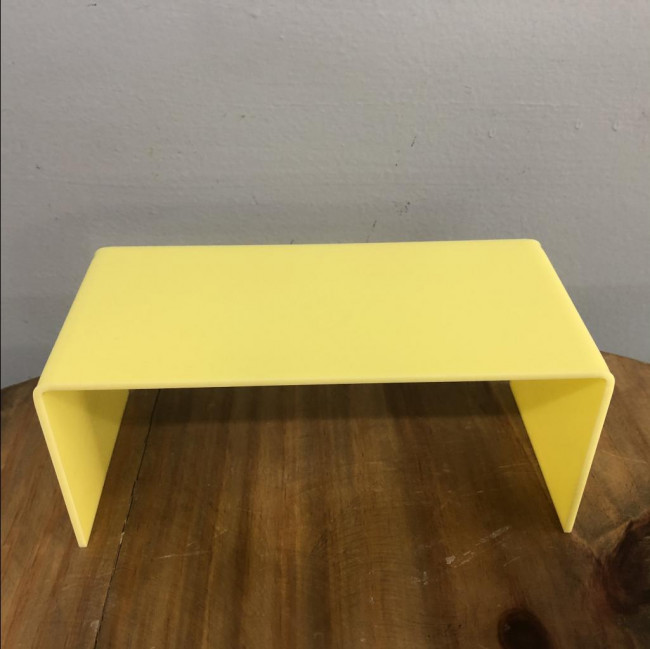 Suporte acrilico amarelo