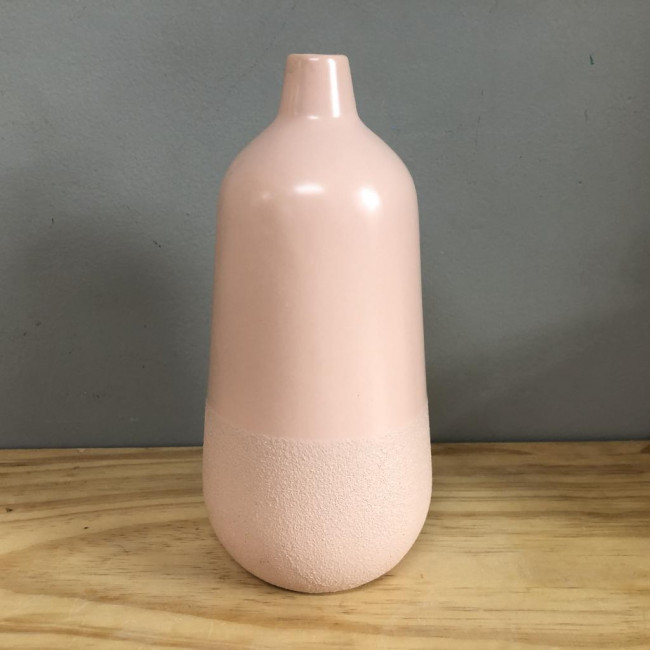 Vaso alto rosa claro