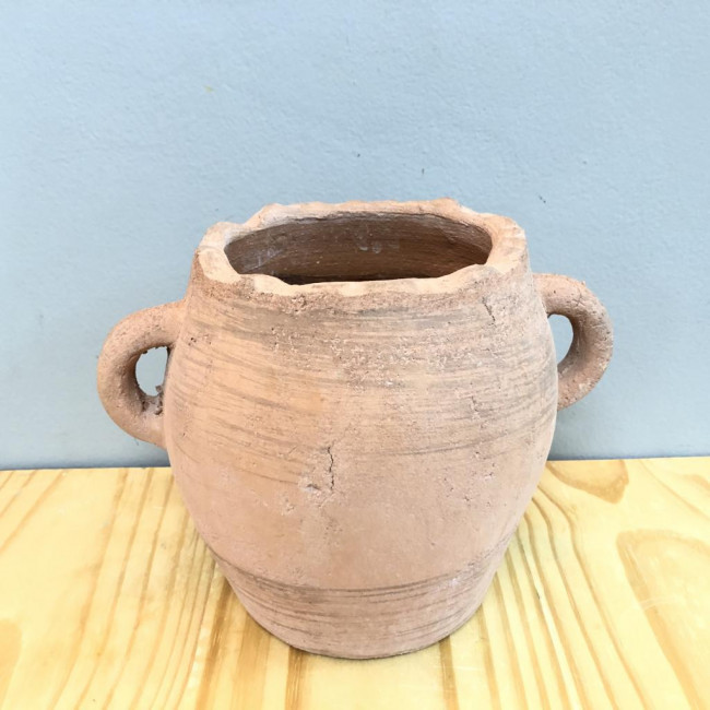 VASO Barro  TERRA COTA alca p