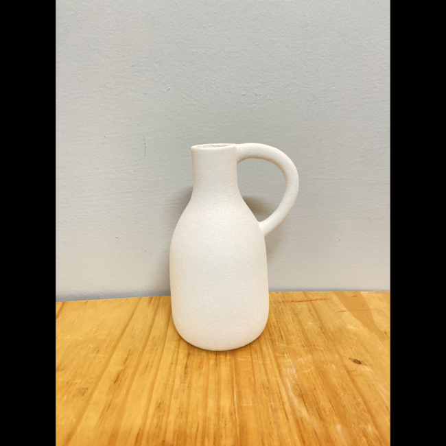 Vaso branco alça 18cm