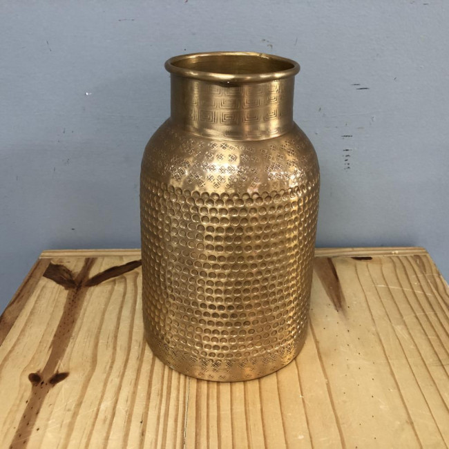 VASO DOURADO TRABALHADO