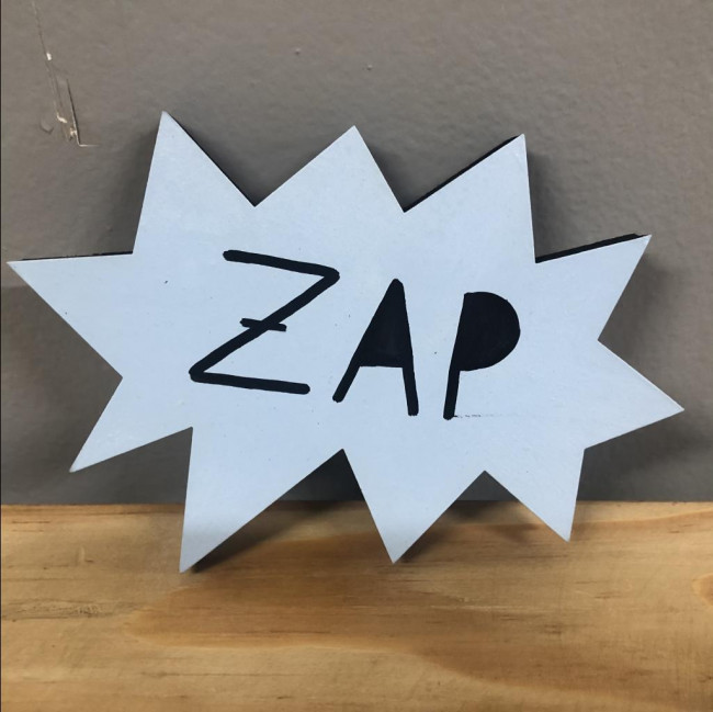 ZAP MDF PINTADO À MÃO