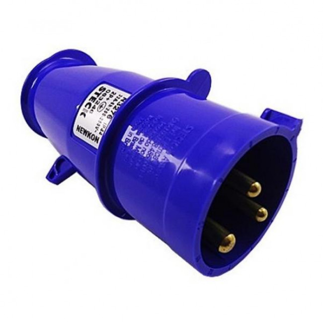 Cabo AC Main Power Steck com Powercon Azul 10m