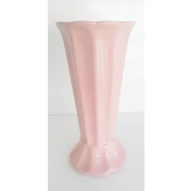 VASO TULIPA CERÂMICA ROSA