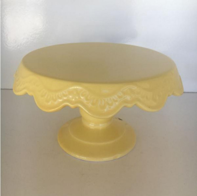 PRATO LUNNE IMPORTADO PORCELANA P AMARELO