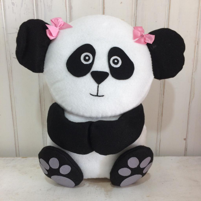 PANDA MENINA FELTRO