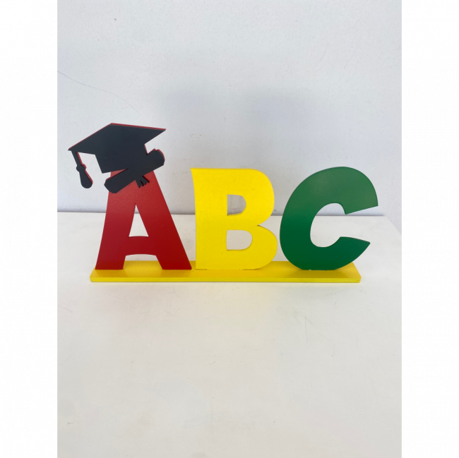 TOTEM ABC CHAPEU MDF