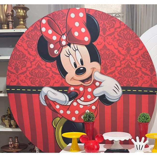 CAPA PAINEL 1,60 MINNIE VERMELHA