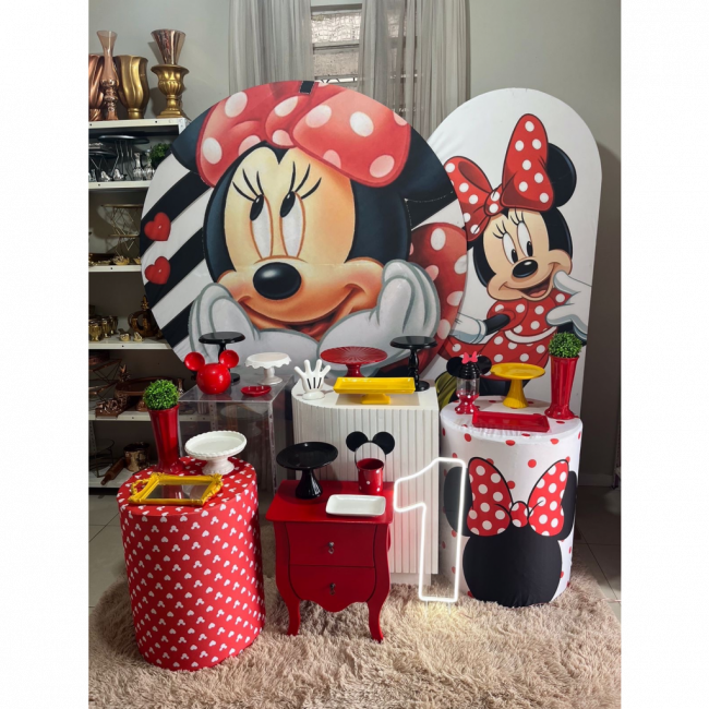 KIT 2 MINNIE VERMELHA