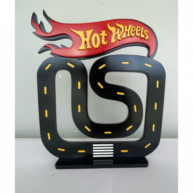 TOTEM PISTA DO HOTWHEELS MDF