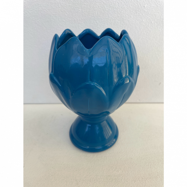 VASO FLOR AZUL CÉU