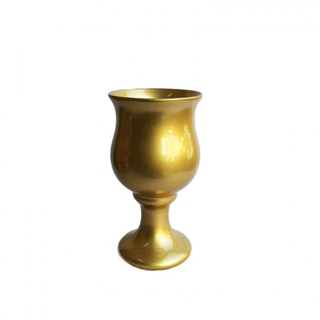 VASO DOURADO TULIPA  M