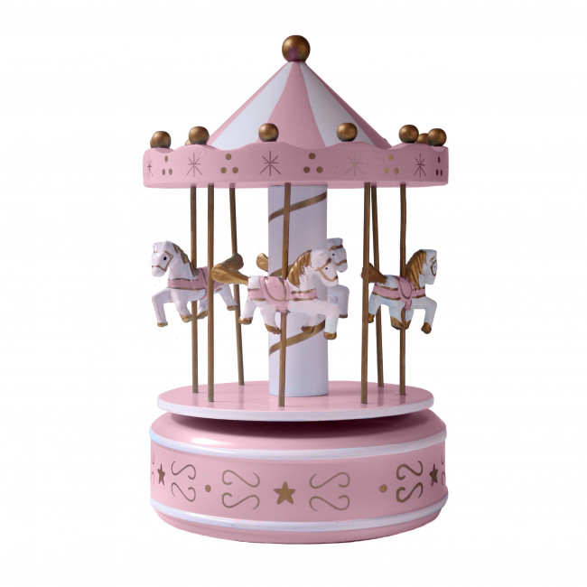 CARROSSEL MINI DECORATIVO ROSA PP