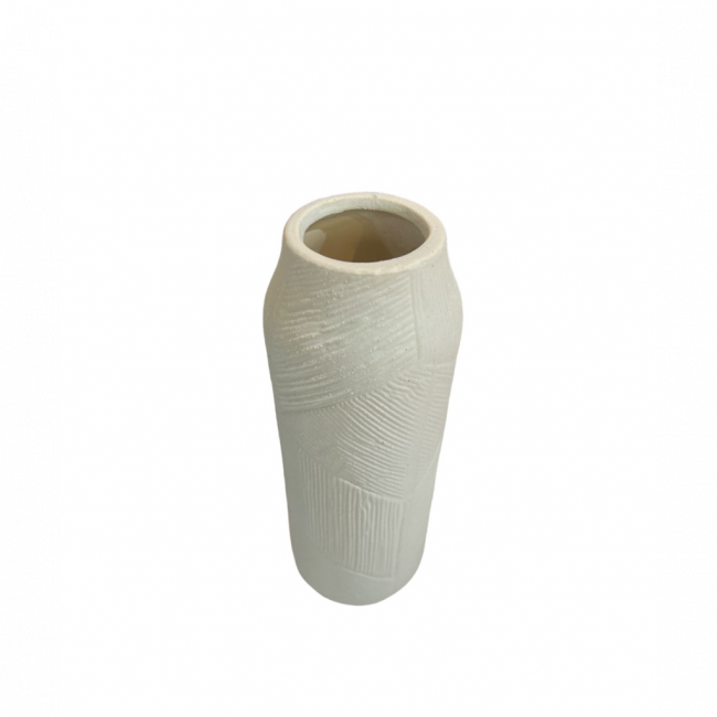 VASO BRANCO OVAL ALTO