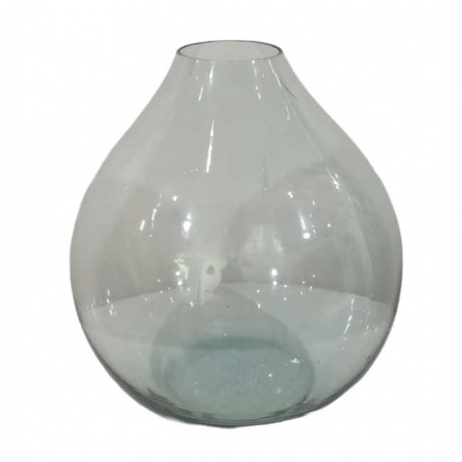 VASO DE VIDRO OVAL GOTA P