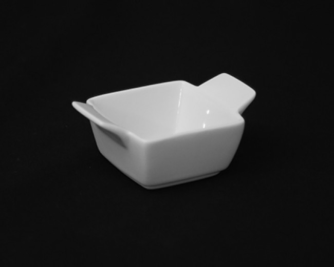 MINI BOWL C/ ABAS PORCELANA 6 X 6 CM