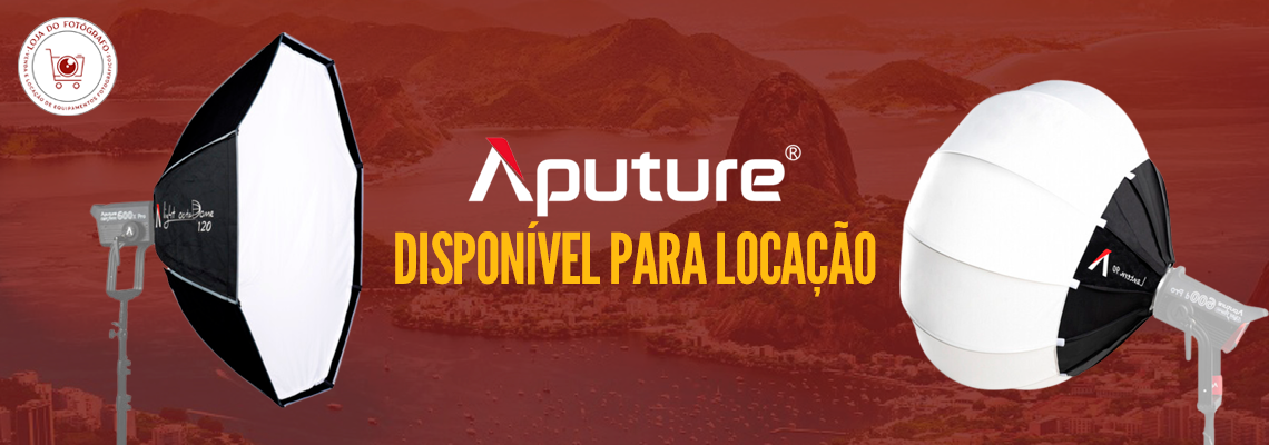 Equipamentos APUTURE disponíveis para locação