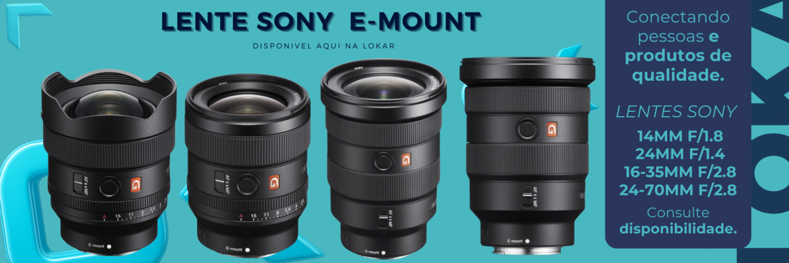 LENTES SONY 16-35MM E 24-70MM 2.8 